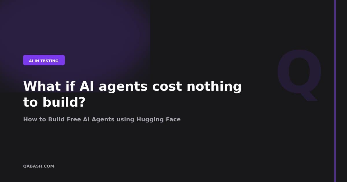 How to Build Free AI Agents using Hugging Face