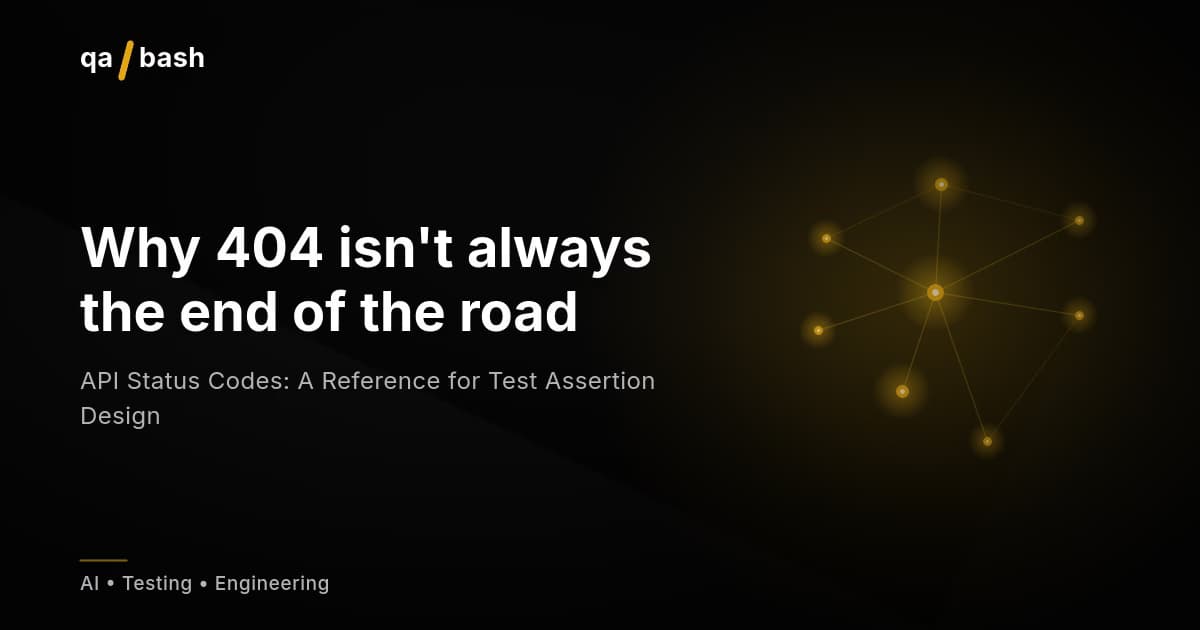 API Status Codes: A Reference for Test Assertion Design