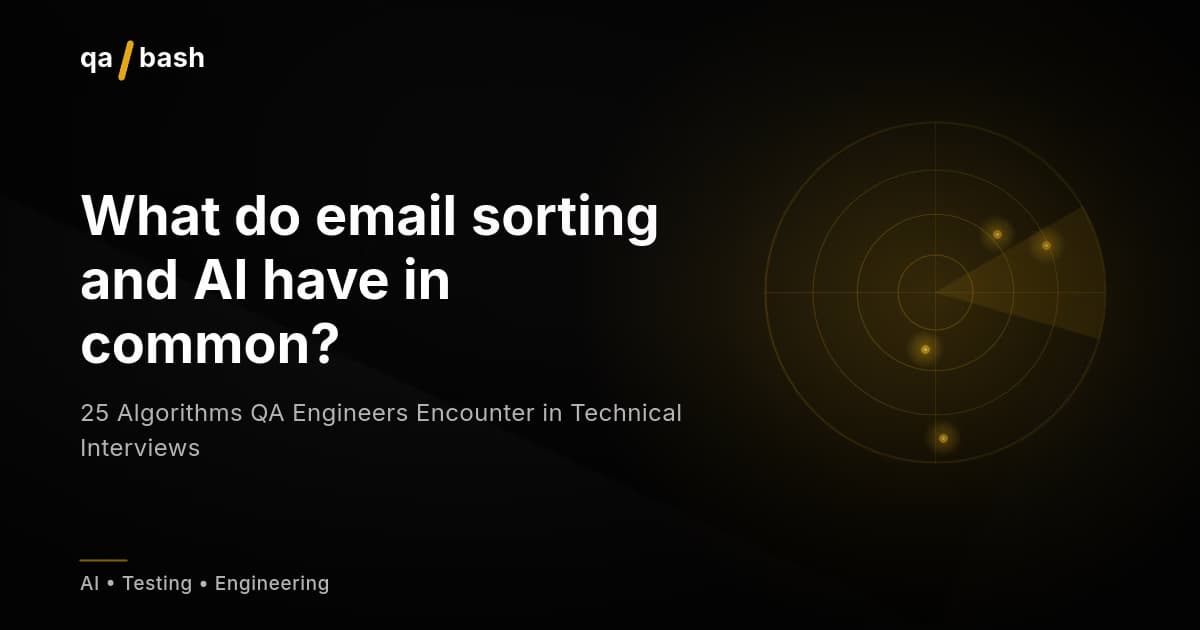 25 Algorithms QA Engineers Encounter in Technical Interviews