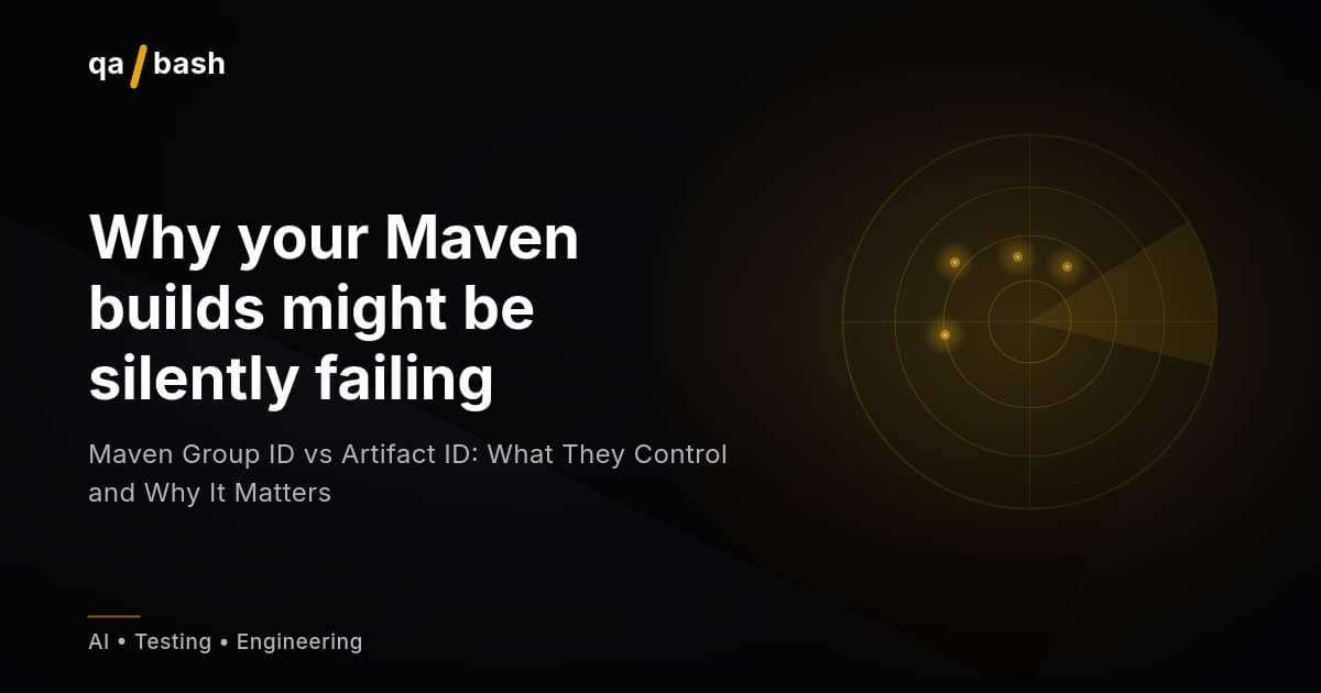 Maven Group ID vs Artifact ID: What They Control and Why It Matters