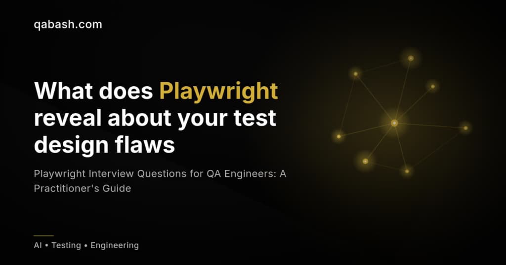 Playwright Interview Questions for QA Engineers: A Practitioner’s Guide