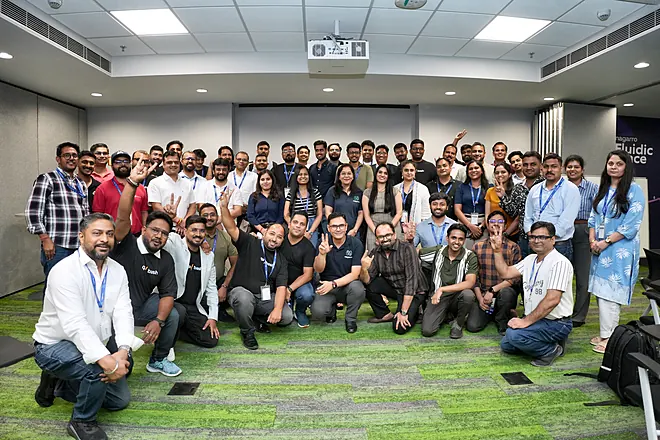 QA Bash meetup group photo